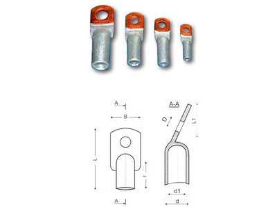 Наконечники кабельные медно-алюминиевые