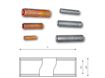Гильзы кабельные алюминиевые и медные